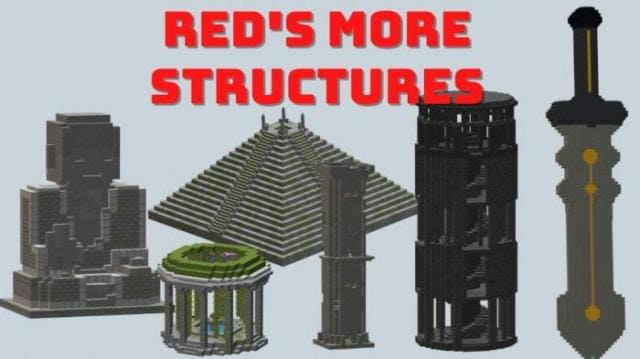 Red's More Structures: разнообразие строений в Майнкрафт